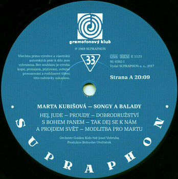 Vinyylilevy Marta Kubišová - Songy a balady (LP) - 5