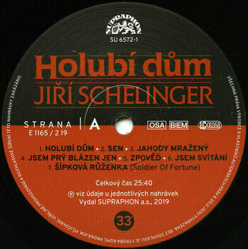 LP plošča Jiří Schelinger - Holubí dům (LP) - 2