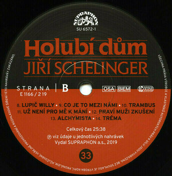 Vinylplade Jiří Schelinger - Holubí dům (LP) - 3