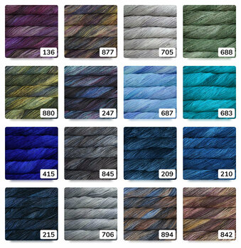 Knitting Yarn Malabrigo Rios 856 Azules - 6