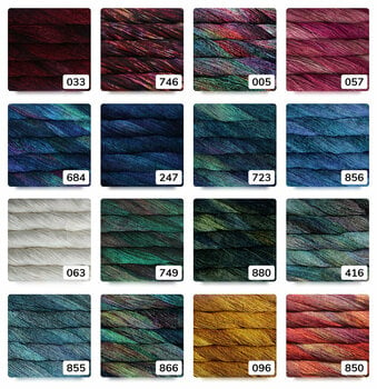 Fios para tricotar Malabrigo Washted 856 Azules - 2