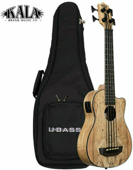 Basové ukulele Kala U-Bass Spalted Maple Basové ukulele Natural - 2