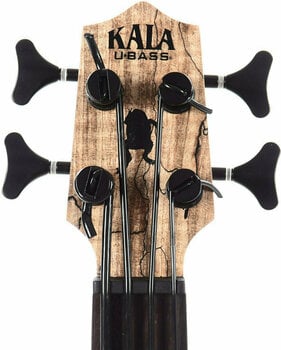 Bass Ukulele Kala U-Bass Spalted Maple Bass Ukulele Natural - 7