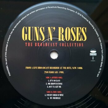 Vinylskiva Guns N' Roses - The Broadcast Collection (4 LP) - 2