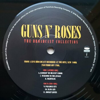 Hanglemez Guns N' Roses - The Broadcast Collection (4 LP) - 3
