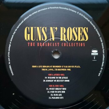 Hanglemez Guns N' Roses - The Broadcast Collection (4 LP) - 5