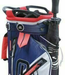 Golftaske Big Max Aqua 8 Silver/Navy/Red Golftaske - 3