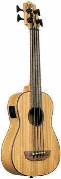 Basové ukulele Kala U-Bass Zebrawood Basové ukulele Natural - 2