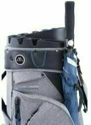 Cart Bag Big Max Aqua Silencio 3 Storm Silver/Navy Cart Bag - 4