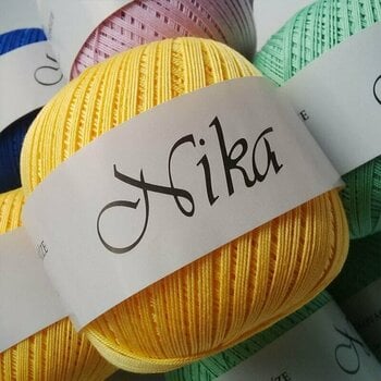 Плетене на една кука прежда Nitarna Ceska Trebova Nika 7104 Cream - 2