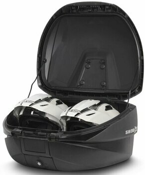 Motorrad Hintere Koffer / Hintere Tasche Shad Top Case SH59X Aluminium - 6