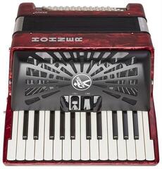 Piano accordion Hohner Bravo II 60 Piano accordion Red - 2