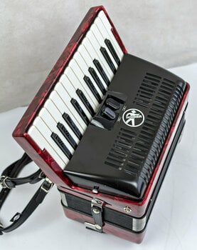 Piano accordion
 Hohner Bravo II 48 Red Piano accordion
 - 4
