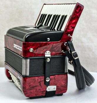 Piano accordion
 Hohner Bravo II 48 Red Piano accordion
 - 5