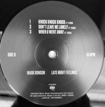 Vinyylilevy Mark Ronson - Late Night Feelings (2 LP) - 4