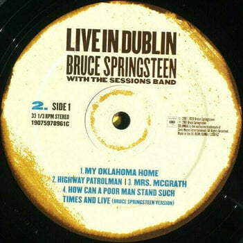 Vinyl Record Bruce Springsteen - Live In Dublin (Gatefold) (3 LP) - 8