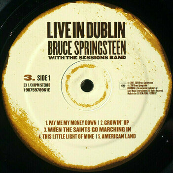 Vinyl Record Bruce Springsteen - Live In Dublin (Gatefold) (3 LP) - 10