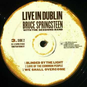 Vinyl Record Bruce Springsteen - Live In Dublin (Gatefold) (3 LP) - 11