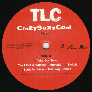 Vinyl Record TLC - CrazySexyCool (Reissue) (2 LP) - 5
