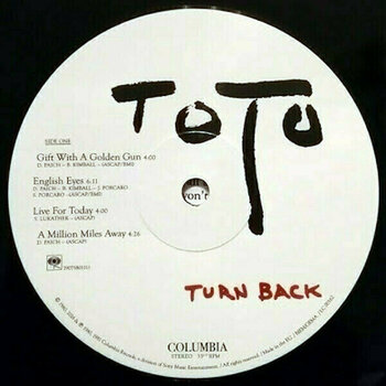 Vinyl Record Toto - Turn Back (LP) - 2