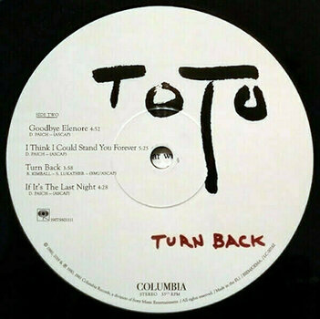 Vinyl Record Toto - Turn Back (LP) - 3