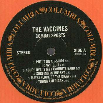Vinylplade Vaccines - Combat Sports (Coloured) (Deluxe Edition) (LP) - 5