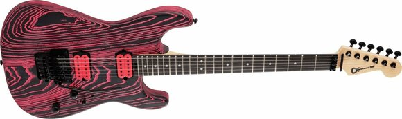 Elektrische gitaar Charvel Pro Mod SD1 HH FR ASH Neon Pink Ash - 3