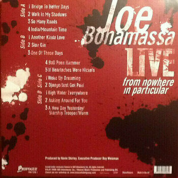 Vinyl Record Joe Bonamassa - Live - From Nowhere in Particular (2 LP) - 2
