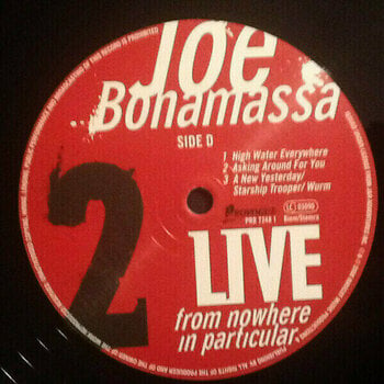 Vinyl Record Joe Bonamassa - Live - From Nowhere in Particular (2 LP) - 10