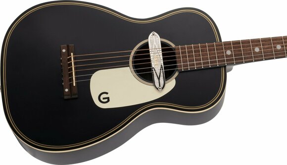 Guitare acoustique-électrique Gretsch G9520E Gin Rickey WN Smokestack Black - 3