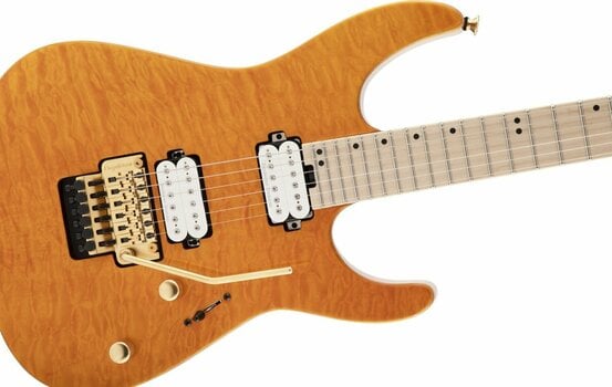 Electric guitar Charvel Pro-Mod DK24 HH FR M Dark Amber - 5