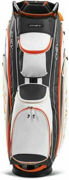 Golftaske Callaway Chev 14+ White/Charcoal/Orange Golftaske - 3