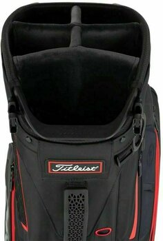 Golf torba Titleist Hybrid 5 Stand Bag Black/Black/Red - 5