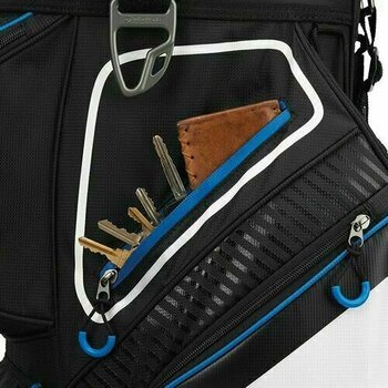 Чантa за голф TaylorMade Pro Cart 8.0 Black/White/Blue Чантa за голф - 3