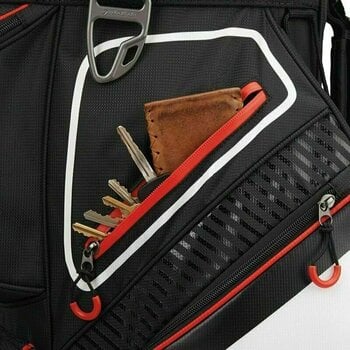 Golf torba Cart Bag TaylorMade Pro Cart 8.0 Black/White/Red Golf torba Cart Bag - 4