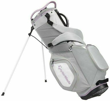 Borsa da golf Stand Bag TaylorMade Pro Stand 8.0 Grey/White/Purple Borsa da golf Stand Bag - 2