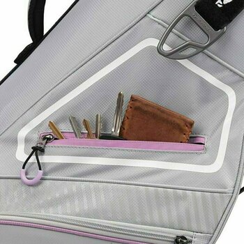 Golf Bag TaylorMade Pro Stand 8.0 Grey/White/Purple Golf Bag - 4