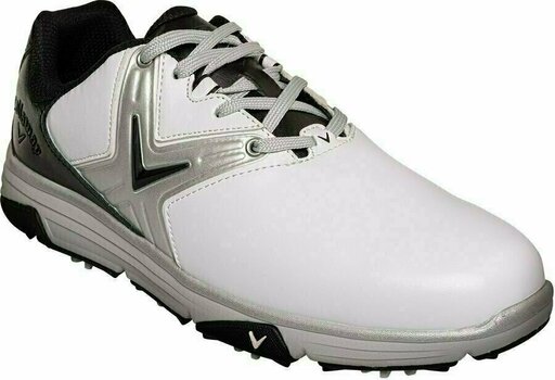 Chaussures de golf pour hommes Callaway Chev Comfort White/Black 40,5 - 2