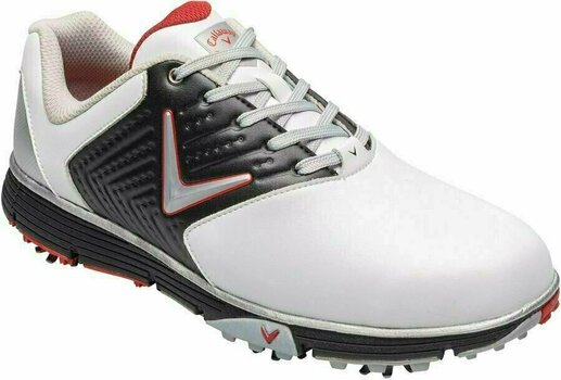 Pantofi de golf pentru bărbați Callaway Chev Mulligan S Alb/Negru/Roșu 40,5 - 2