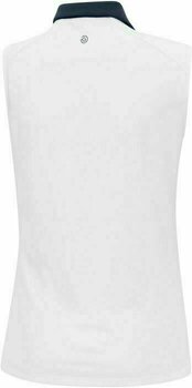 Polo Shirt Galvin Green Mia Ventil8 Sleeveless Womens Polo Shirt White/Navy XS - 2