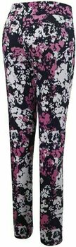 Byxor Callaway Floral Printed Pull On Womens Trousers Peacoat XS - 2