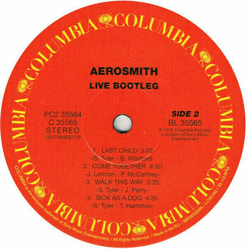 Vinyl Record Aerosmith - Live! Bootleg (2 LP) - 5