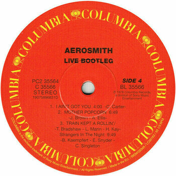 Vinyl Record Aerosmith - Live! Bootleg (2 LP) - 7