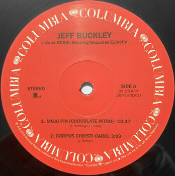 Δίσκος LP Jeff Buckley - Live On KCRW: Morning Becomes Eclectic (Black Friday Edition) (LP) - 3