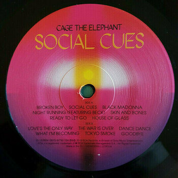 Vinyl Record Cage The Elephant - Social Cues (LP) - 4