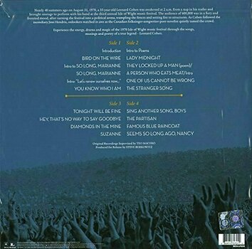 Vinyl Record Leonard Cohen - Live At The Isle Of Wight (2 LP) - 2