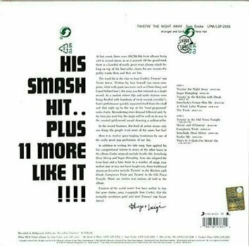 Vinyl Record Sam Cooke - Twistin' The Night Away (LP) - 2