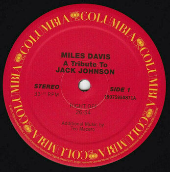 Vinyl Record Miles Davis - A Tribute To Jack Johnson (LP) - 3