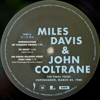 Vinyl Record Miles Davis - Final Tour: Copenhagen, March 24, 1960 (LP) - 5