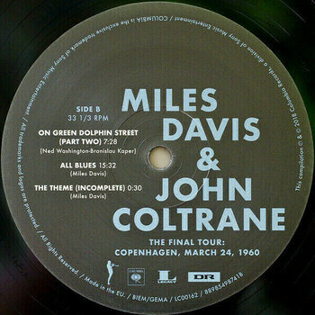 LP Miles Davis - Final Tour: Copenhagen, March 24, 1960 (LP) - 6